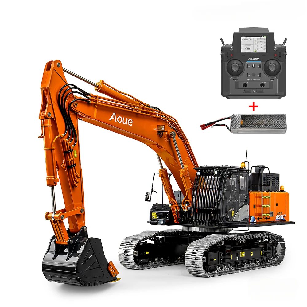 Rc Excavator Hydraulic - LESU 490 RC Escavatore 1/14 Escavatore