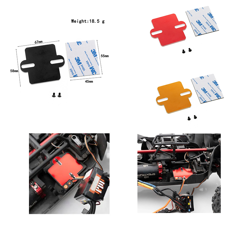 Rc Hobby Warehouse - Metallo 6S ESC Piastra di Montaggio