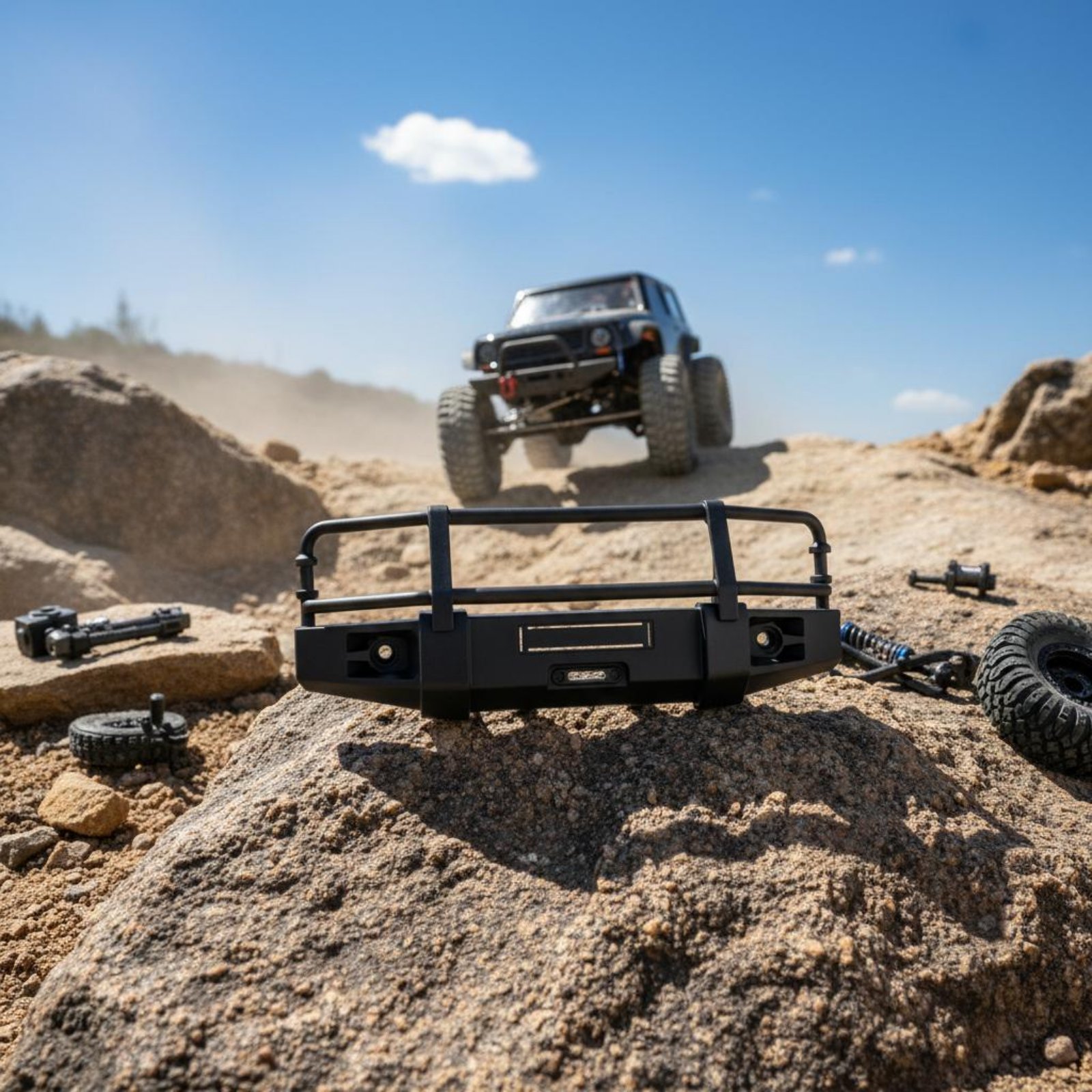 Rc Hobby Crawler - Paraurti Anteriore per RC Crawler, Modello