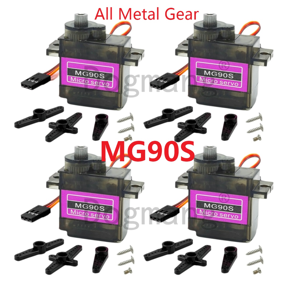Servo Metal Gear - MG90S Servo 1/2/4/10/20/50 pezzi All Metal