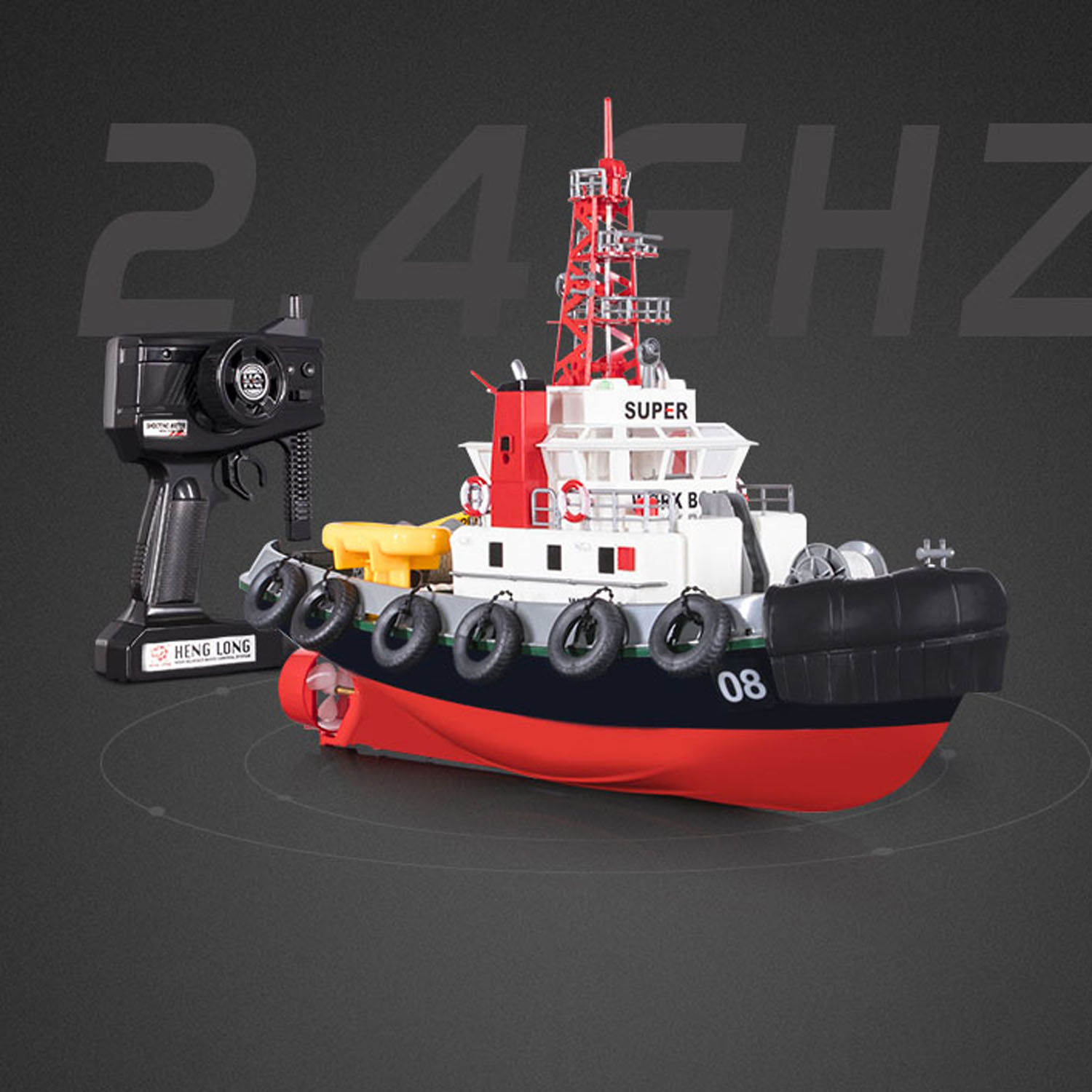 Rc Hobby Grade Boat - Heng Lungo Nuovo 2.4G RC Barca