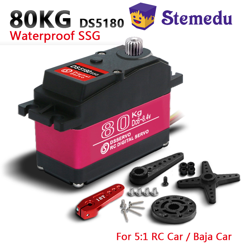 Servo Metal Gear - Dsservo Impermeabile DS5180 80KG Coppia Ad