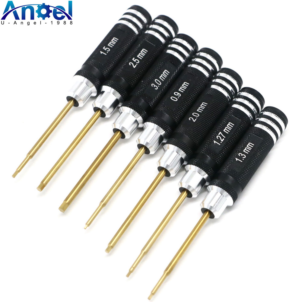 Rc Hobby Electric Screwdriver - 7pcs placcatura in titanio Mini cacciavite