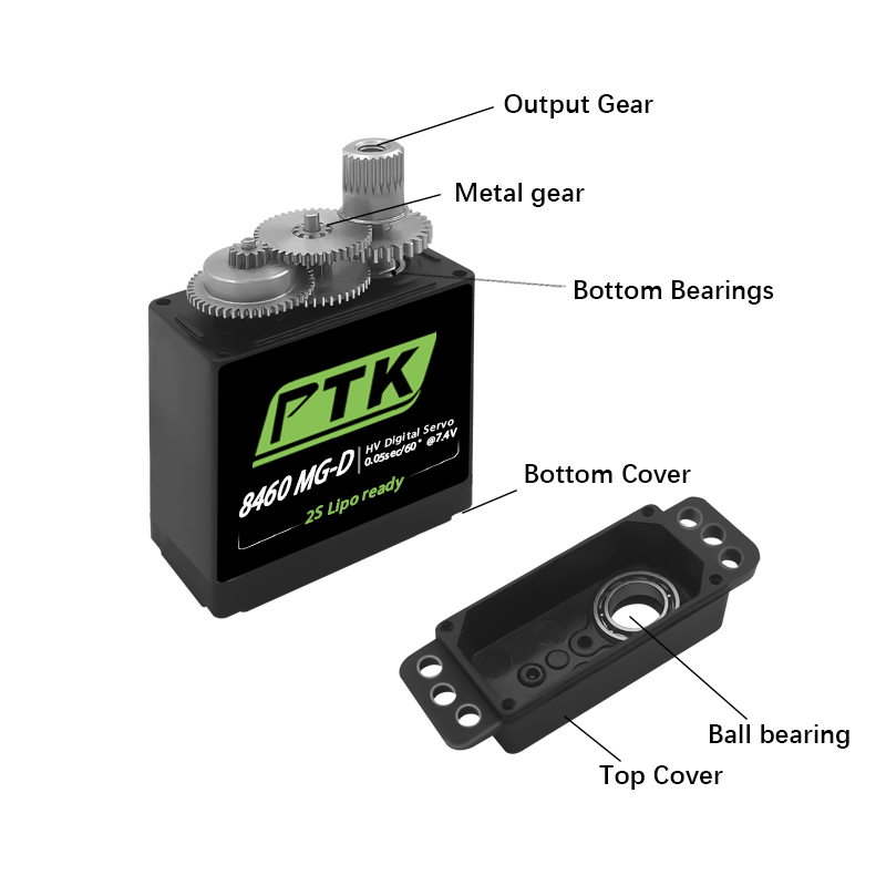 PTK 8460 MG-D9g Servo Digitale - Servo Metal Gear recensione e prezzo