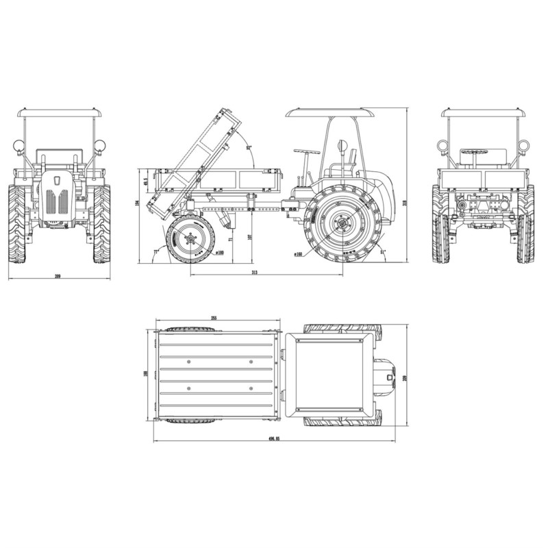 Trattore Agricolo RC T16 4x2 M - Rc Hobby Farm recensione e prezzo