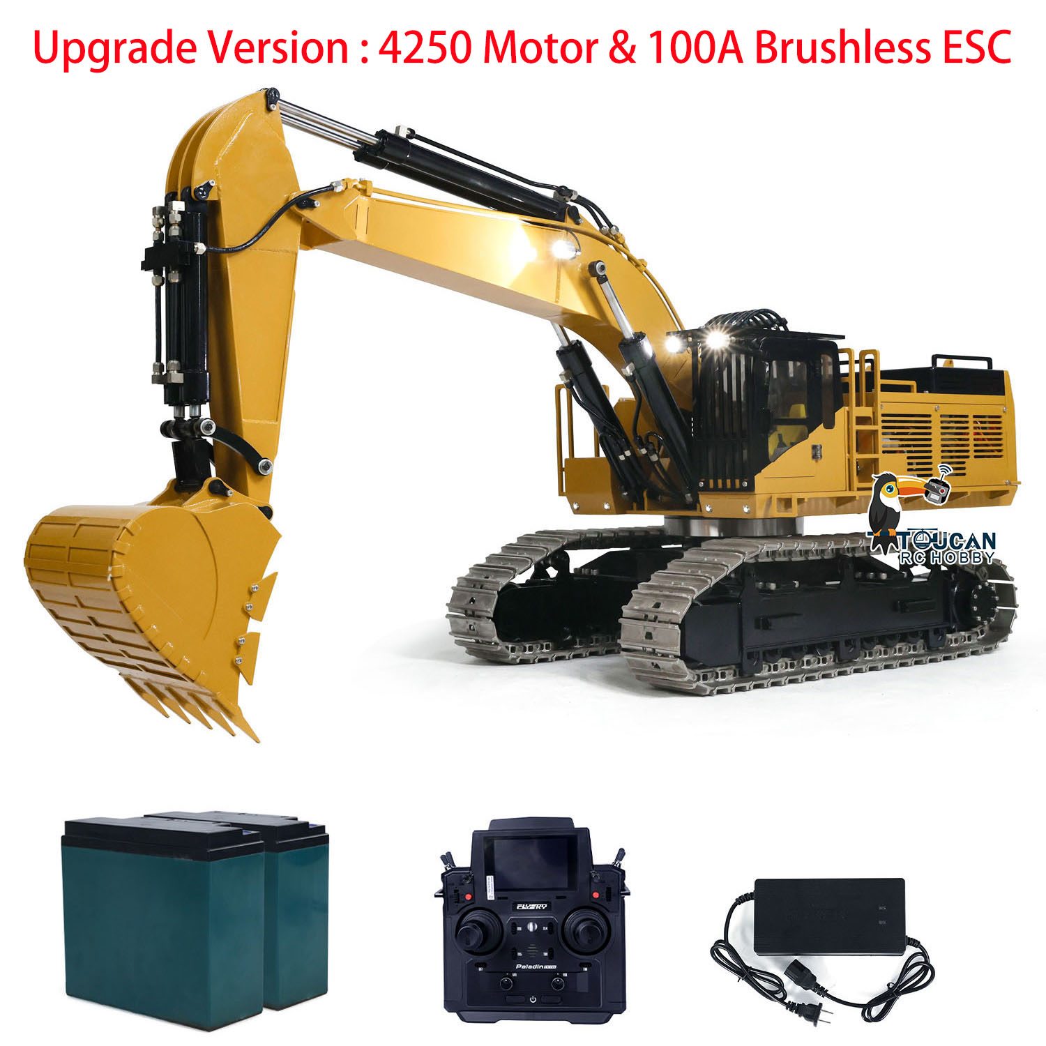 Escavatore idraulico 1/8 RC 38 - Rc Excavator Hydraulic recensione e prezzo