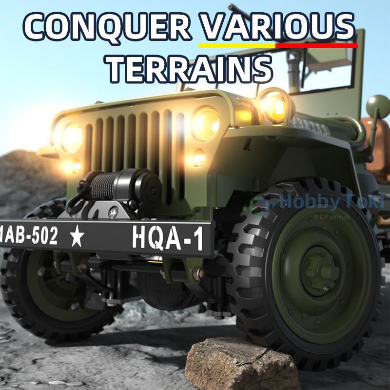 1/14 US 2.4G 4WD RC Jeep Auto  - Rc Jeep Hobby recensione e prezzo