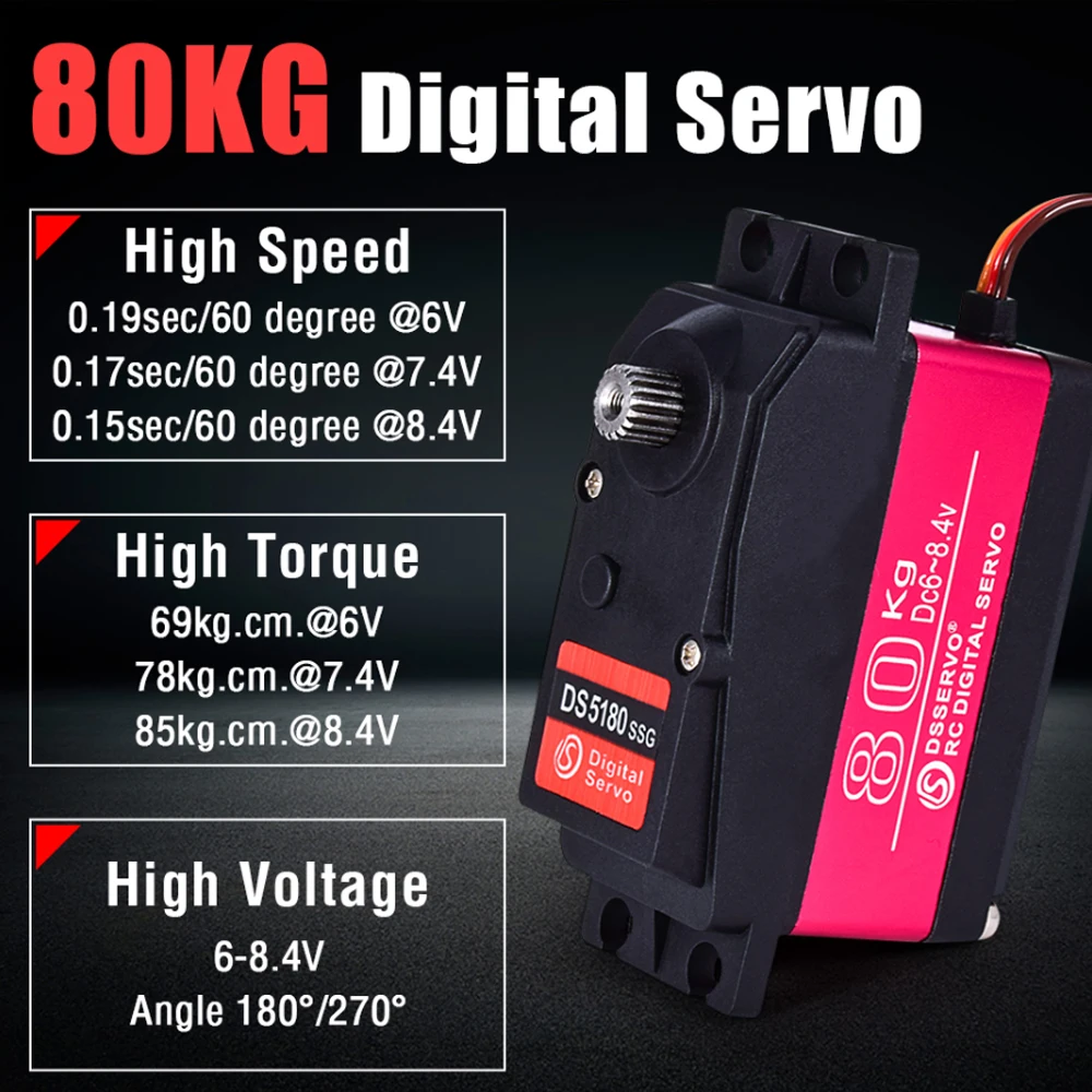 Dsservo Impermeabile DS5180 80 - Servo Metal Gear recensione e prezzo